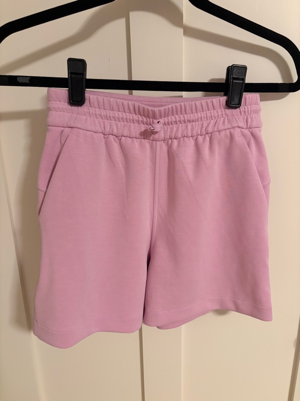 lululemon athletica Light Pink Elastic Waist Athletic Shorts